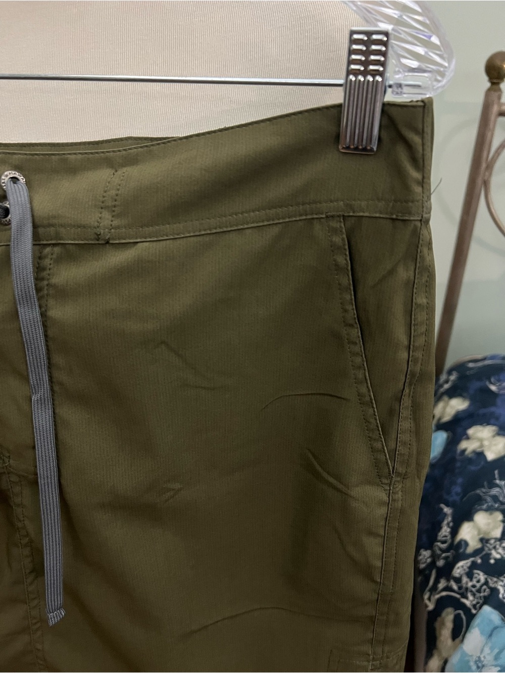 RipSkirt Army Green Drawstring Women’s Medium Beach Summer Cool Mini Skirt NWOT - Picture 3 of 11